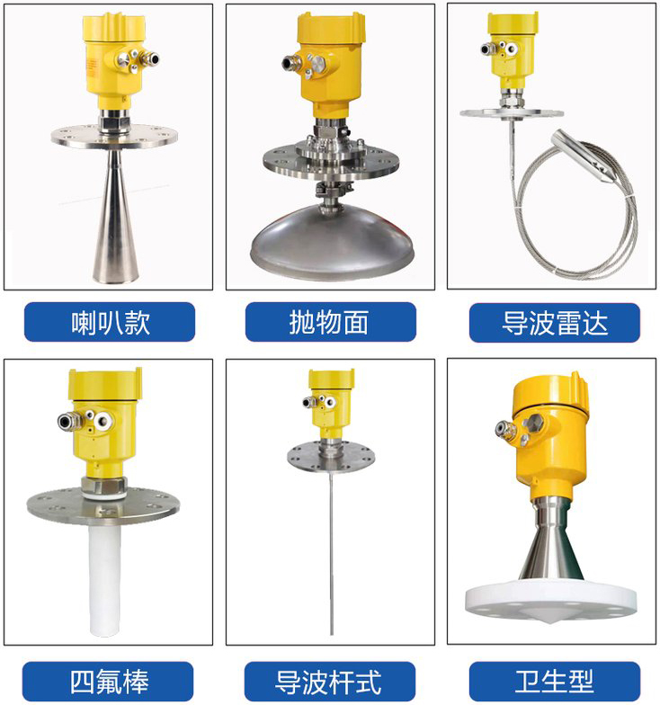 雷達液位變送器產品分類圖